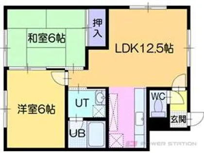 若草マンション【3階】の間取り