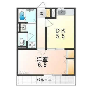 コンフォルト・ハイム【2階】の間取り