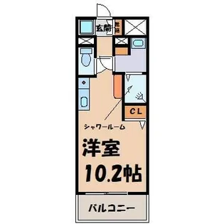 NS ZEAL大曽根【6階】の間取り