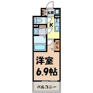 NS ZEAL大曽根【6階】の間取り
