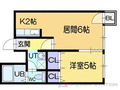 アップルハイム船見坂【2階】の間取り