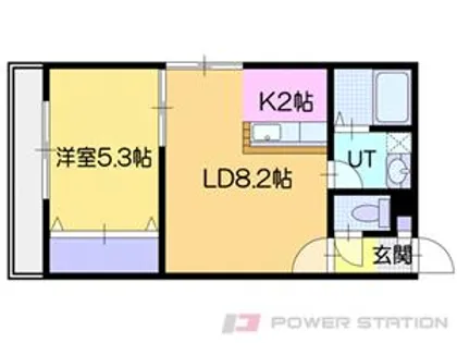 ミアモリエオタル【2階】の間取り