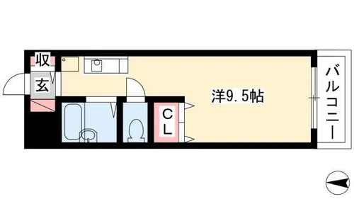 センチュリー21【202号室】の間取り