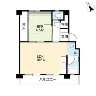 UR徳力【0700308号室】の間取り