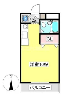 1Rの間取り画像