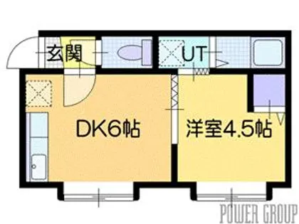 ラポール恵み野【1階】の間取り