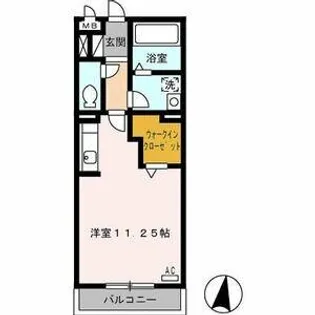 クリーク2【3階】の間取り