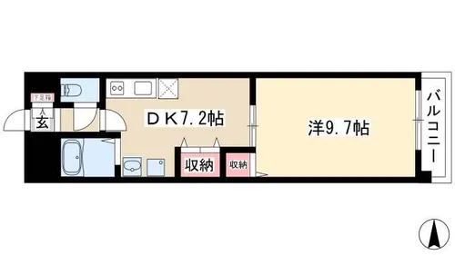 Grance Kotobuki【7階】の間取り