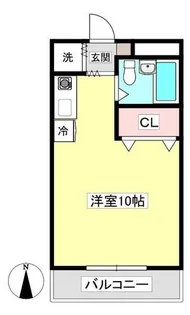 ロランジュ B棟【203号室】の間取り