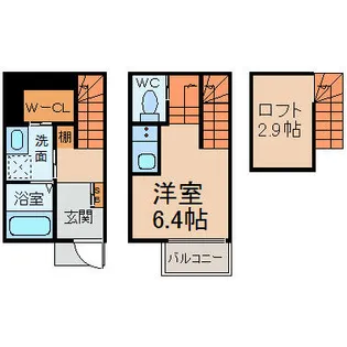 a l’aise高畑【1階】の間取り
