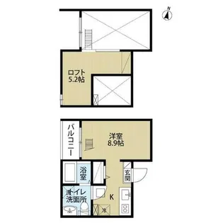 M’s story【1階】の間取り