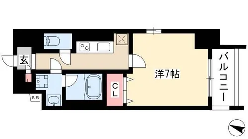 グランフルール【3階】の間取り