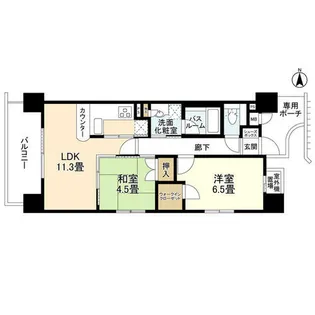 アルス四条室町【4階】の間取り