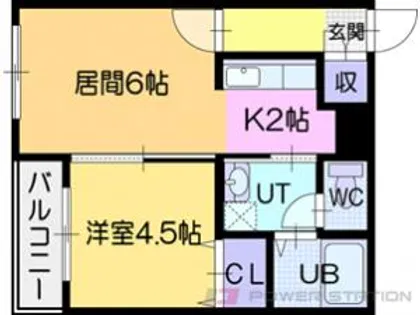 アレックス文京台【2階】の間取り