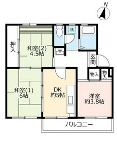 UR東豊中第二【1040406号室】の間取り
