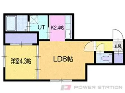 コンフォール信濃【2階】の間取り