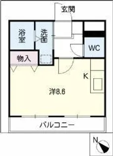 サンシャイン有松【2階】の間取り
