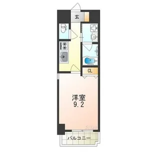 TKアンバーコート津久野【2階】の間取り