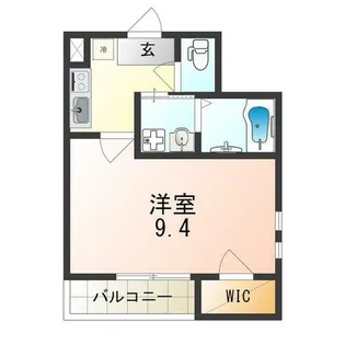 大阪府東大阪市下小阪4丁目【アパート】の間取り