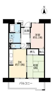 URアルビス旭ヶ丘【0020110号室】の間取り