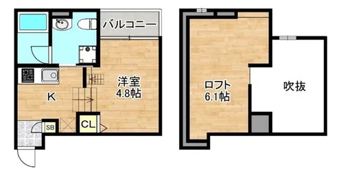 Grand Jete 天王寺東【1階】の間取り