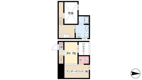 Pearl PortⅡ【203号室】の間取り