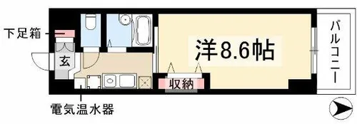 willDo稲永【6階】の間取り