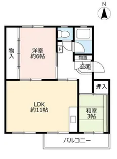 UR岩成台【0230408号室】の間取り