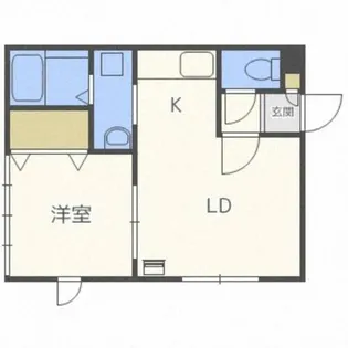 VILLAもいわ【103号室】の間取り