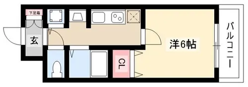 プレサンス新栄リミックス【908号室】の間取り