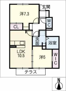 Yokoi House Ⅷ【1階】の間取り