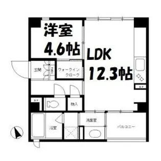 パークホームズ覚王山WEST【1階】の間取り