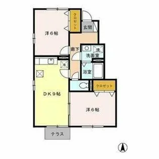 アレグリア B【1階】の間取り