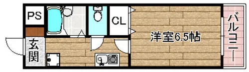アルバマンション【105号室】の間取り