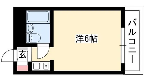 プレスイン日比野【3-D号室】の間取り