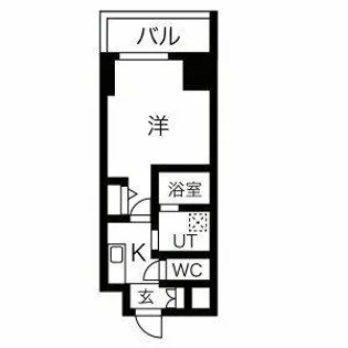 プレミアム大須【1102号室】の間取り