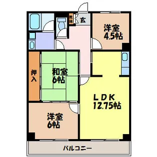 サンコーマンション【7階】の間取り
