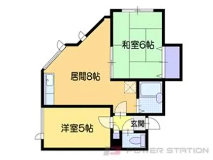 チェリーハイツⅠ【1階】の間取り