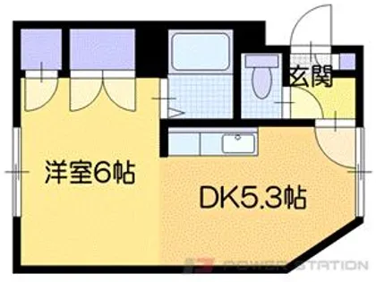 ウイング末広【3階】の間取り