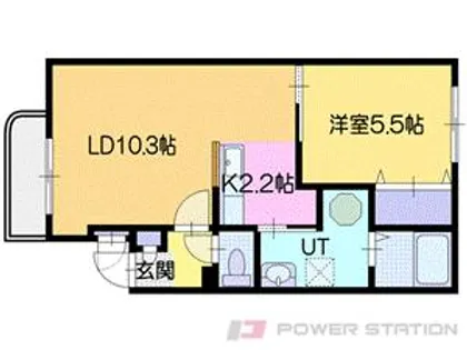 ルナパーク【4階】の間取り