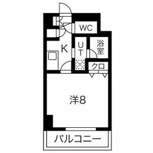 プルミエ志賀本通【0704号室】の間取り