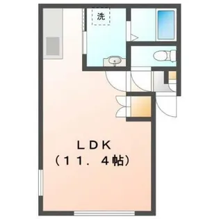 LEALE sapporo【1階】の間取り