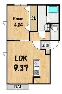 INFINITY Ⅰ【1階】の間取り