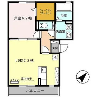 ヴィーブル伏尾【2階】の間取り