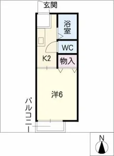 あかねハウス【2階】の間取り