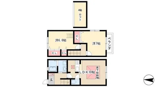 ポポラーレ幸の間取り