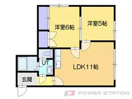モンブラン【2階】の間取り