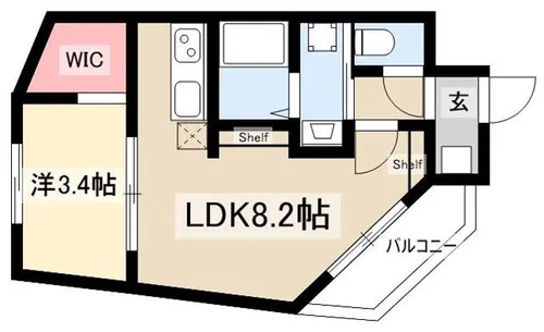 MOVE野並【2階】の間取り
