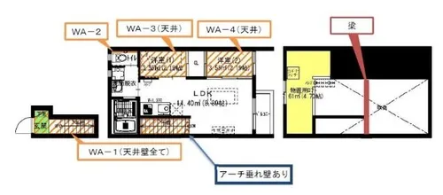 リベルテ【2階】の間取り