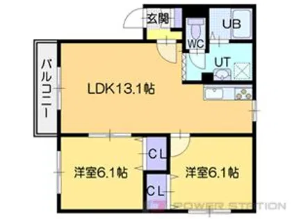 プレミアムNK【3階】の間取り